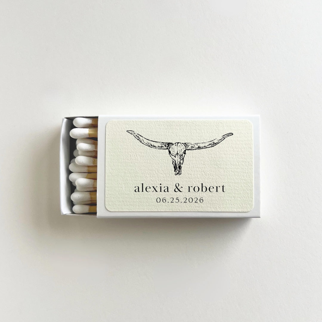 Cowboy Western Wedding Custom Matches