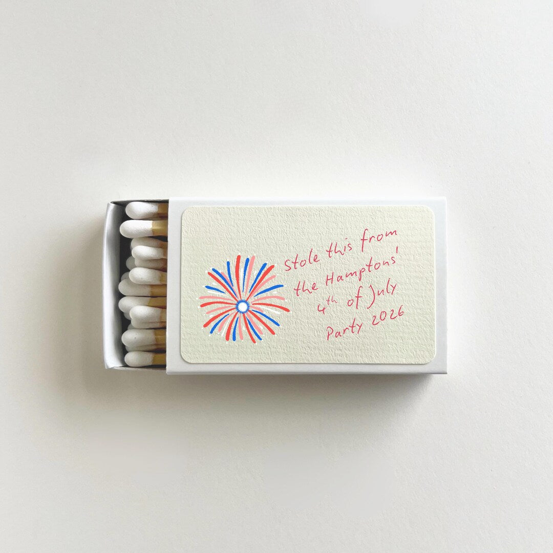 4th of July Patriotic Party Matches