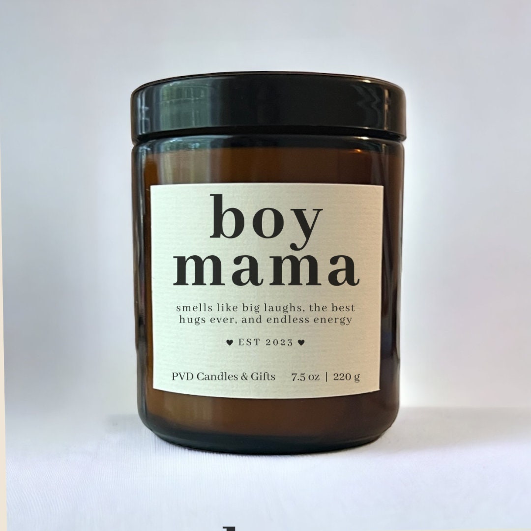 New Mom Gift Box for Mom of Boy Mama Care Package Baby Gift Basket Postpartum Care Package Newborn Gift Box Boy Mama Candle Scented for Mom