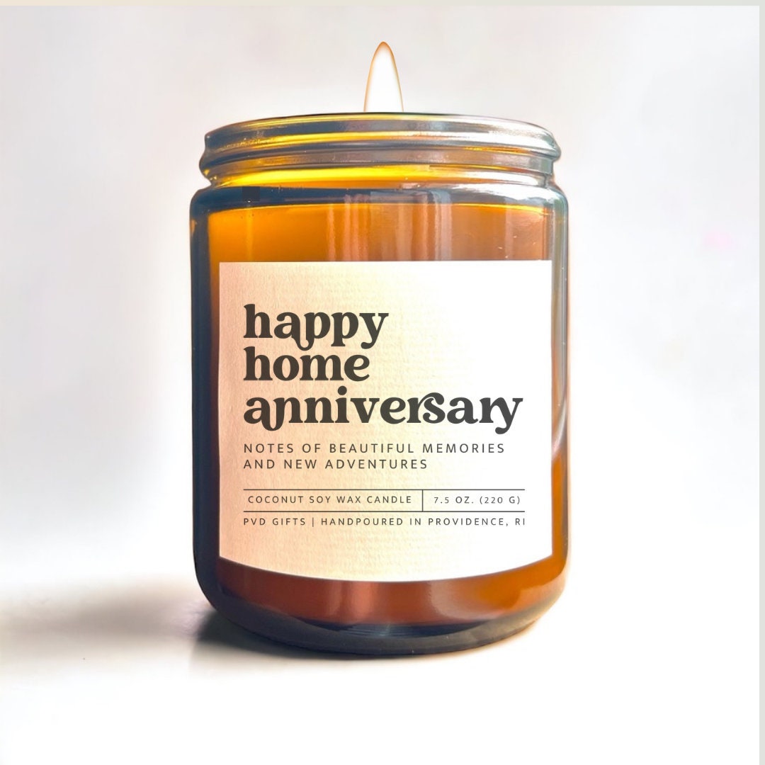 Happy Home Anniversary Gift Idea Realtor Marketing Gift for Client New Home Care Gift Package One Year Anniversary Gift Closing Gift