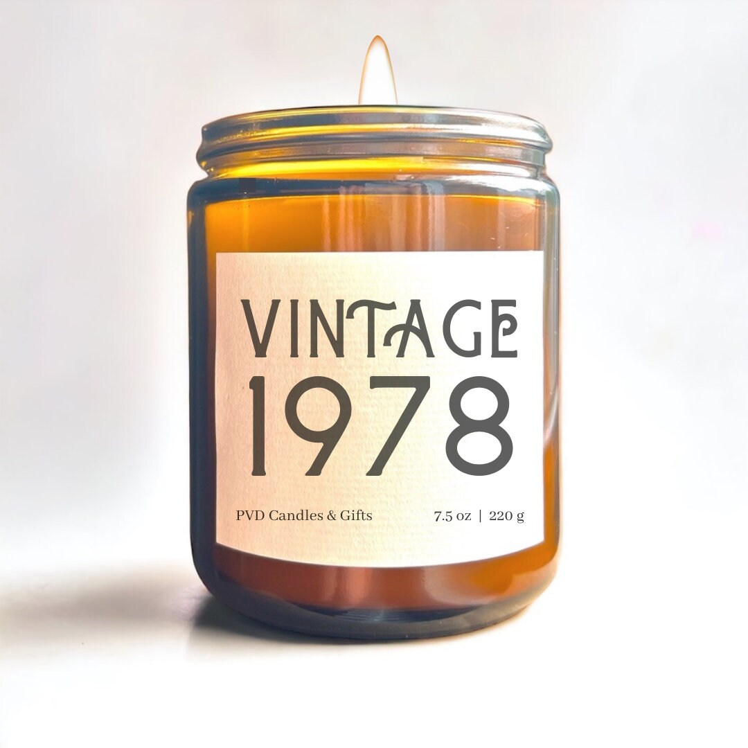 1978 Vintage Gift Box, 45th Birthday Best Friend, 45th Birthday Gift For Women, 45th Birthday Gift Mom, Vintage 1978 Candle, Self Care Box