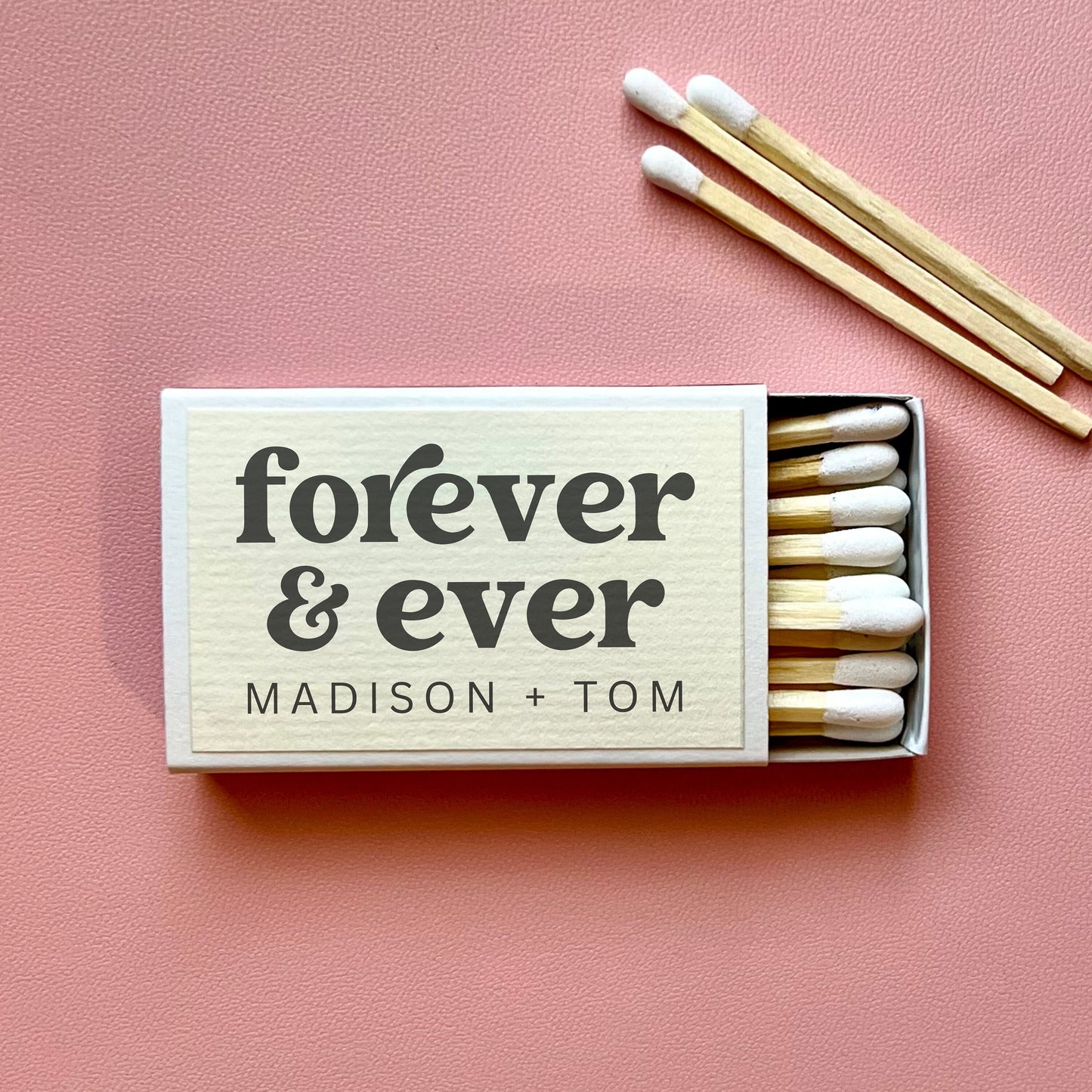 Bulk wedding favors, custom matchbooks, bridal shower favors for guests in bulk, wedding matches for guests, custom matches