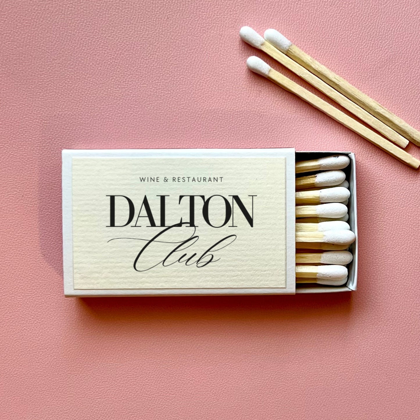 Custom Matches for Business, Personalized Business Logo Matches, Bulk business logo sticker on matches